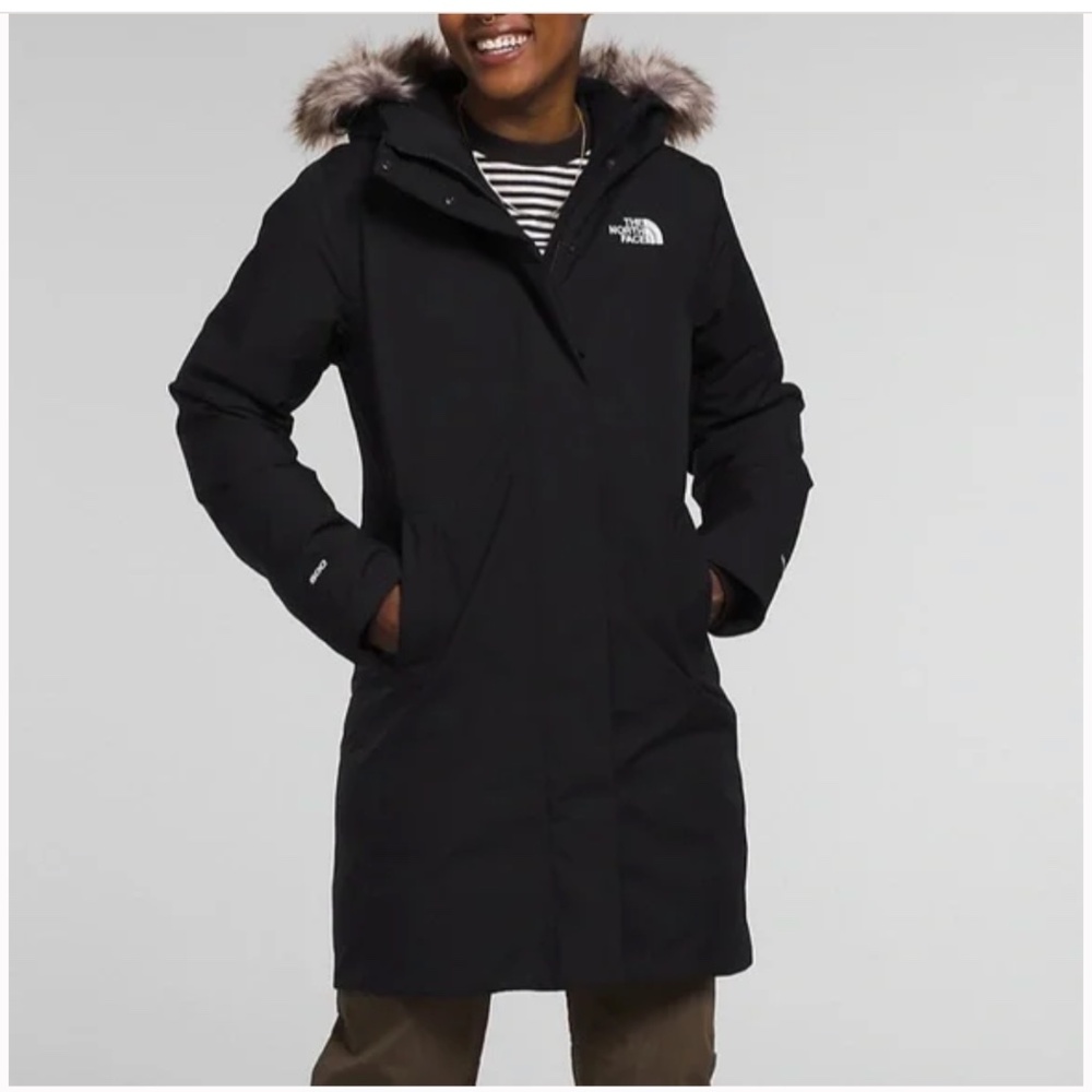 SOLD- North Face Women's Arctic Parka Winter Coat, Black